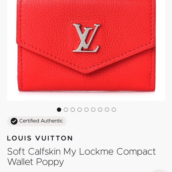 Louis Vuitton calfskin my lockme compact wallet - Picture 1 of 6